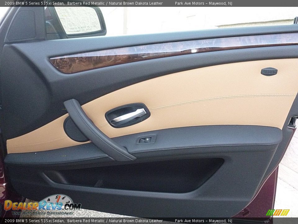 2009 BMW 5 Series 535xi Sedan Barbera Red Metallic / Natural Brown Dakota Leather Photo #18