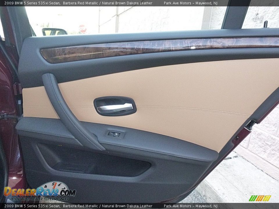 2009 BMW 5 Series 535xi Sedan Barbera Red Metallic / Natural Brown Dakota Leather Photo #22