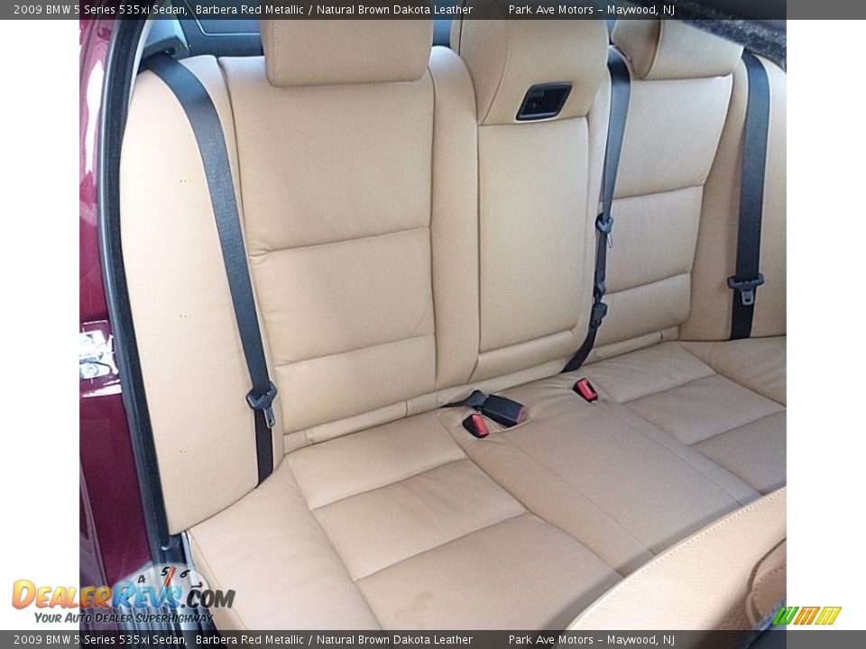 2009 BMW 5 Series 535xi Sedan Barbera Red Metallic / Natural Brown Dakota Leather Photo #23