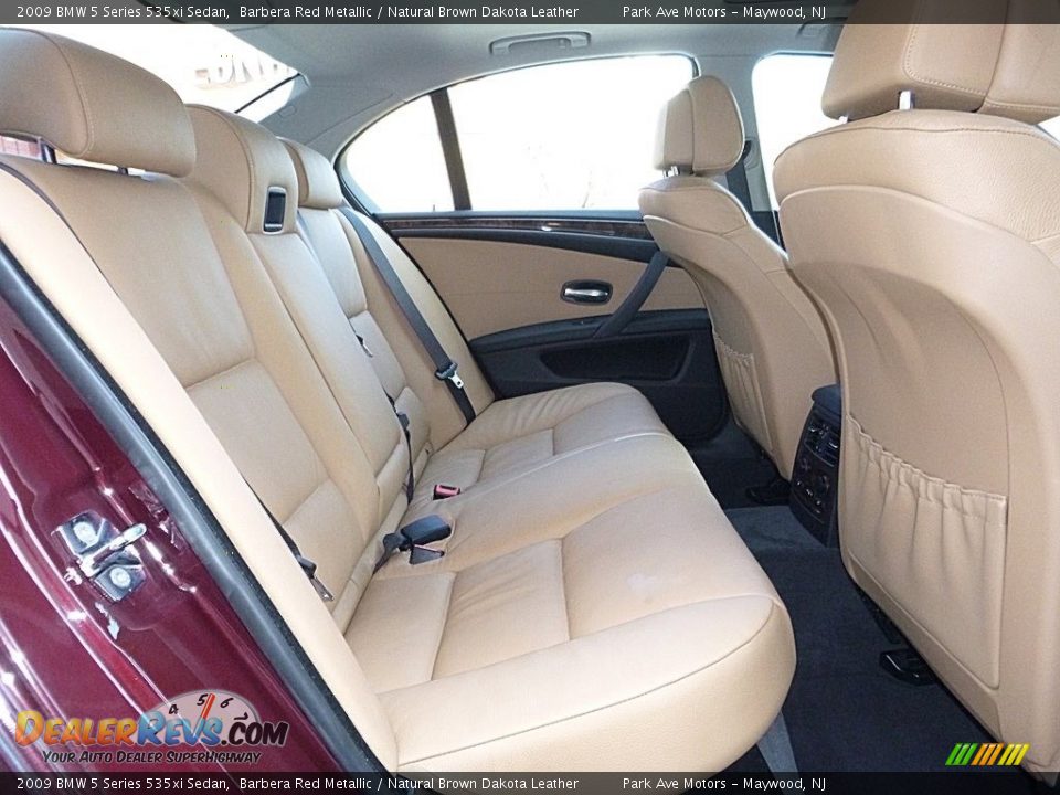 2009 BMW 5 Series 535xi Sedan Barbera Red Metallic / Natural Brown Dakota Leather Photo #25