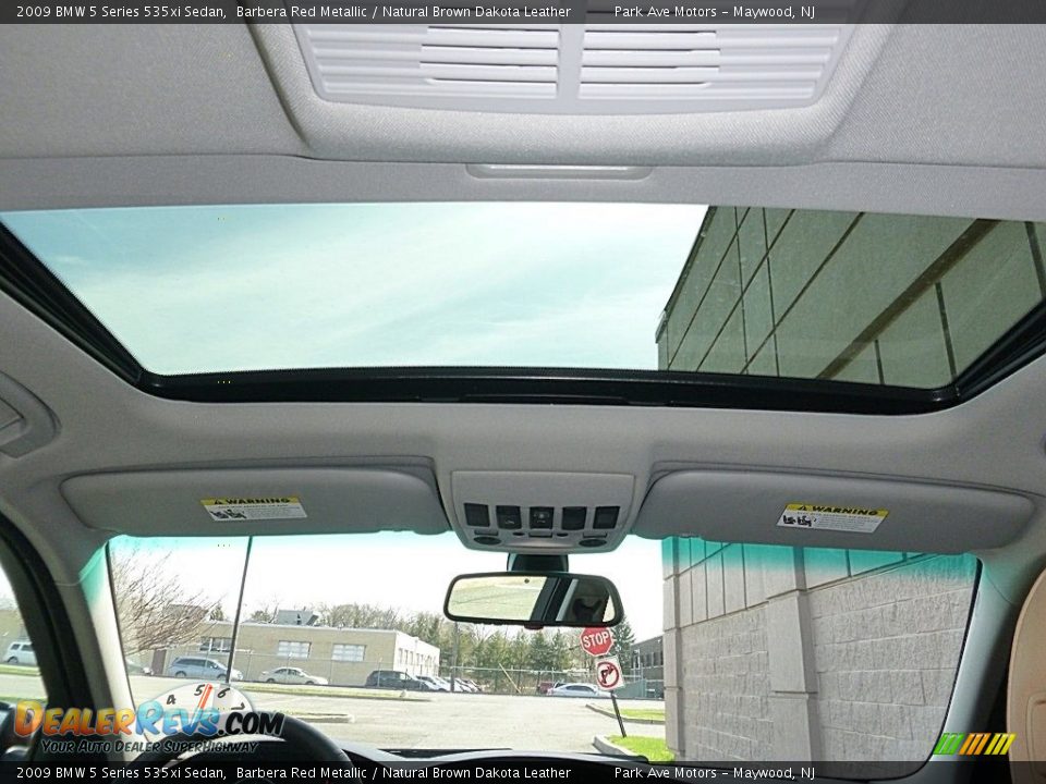 2009 BMW 5 Series 535xi Sedan Barbera Red Metallic / Natural Brown Dakota Leather Photo #26