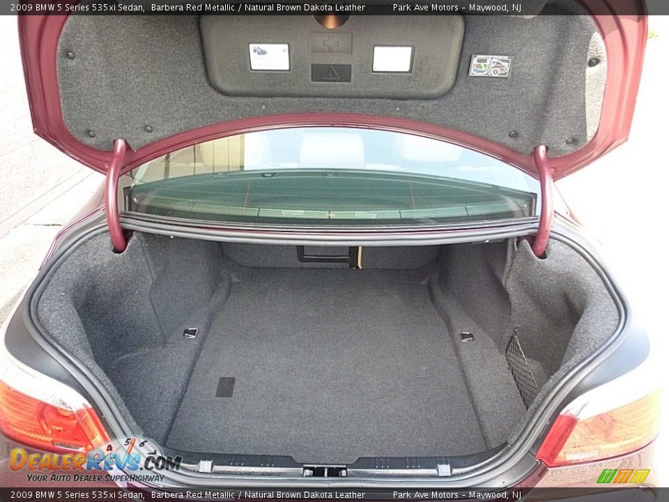 2009 BMW 5 Series 535xi Sedan Barbera Red Metallic / Natural Brown Dakota Leather Photo #27