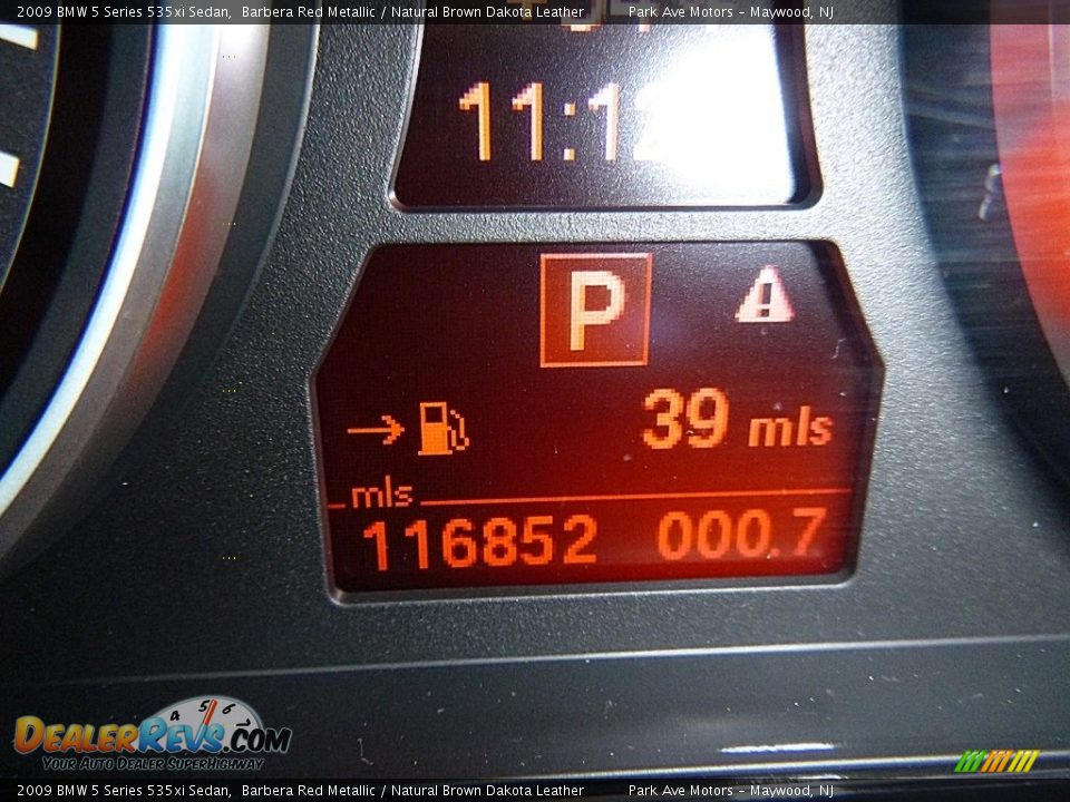 2009 BMW 5 Series 535xi Sedan Barbera Red Metallic / Natural Brown Dakota Leather Photo #30