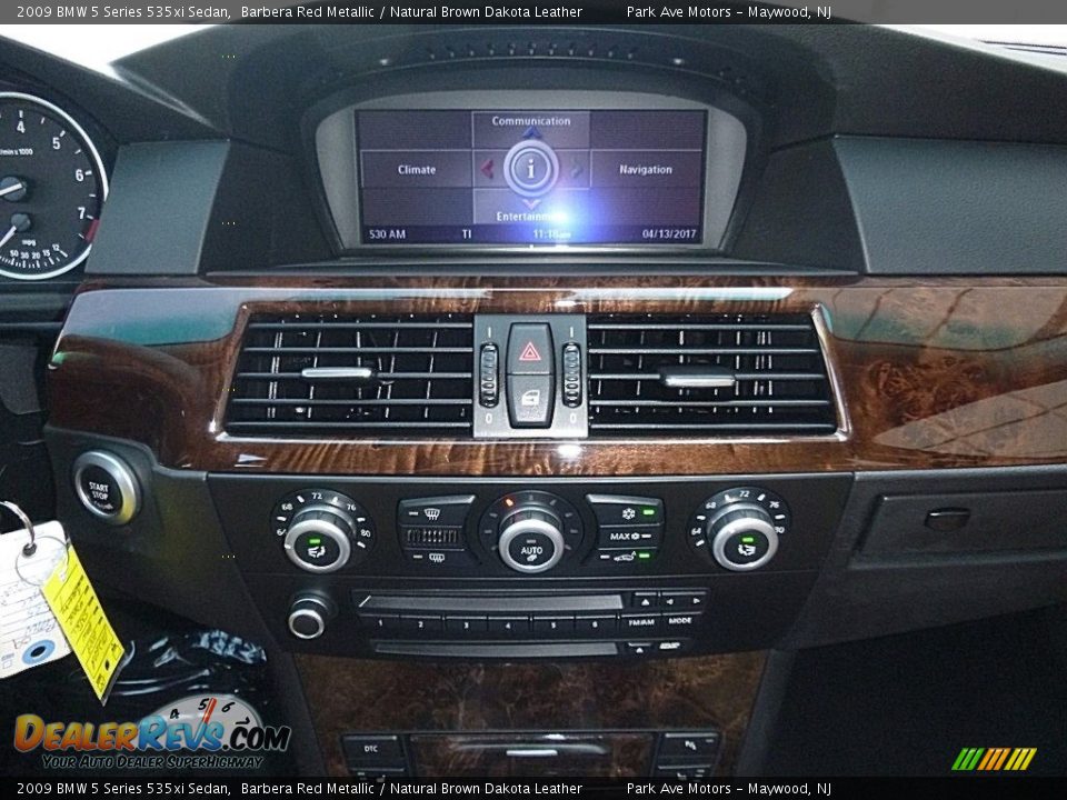 2009 BMW 5 Series 535xi Sedan Barbera Red Metallic / Natural Brown Dakota Leather Photo #33