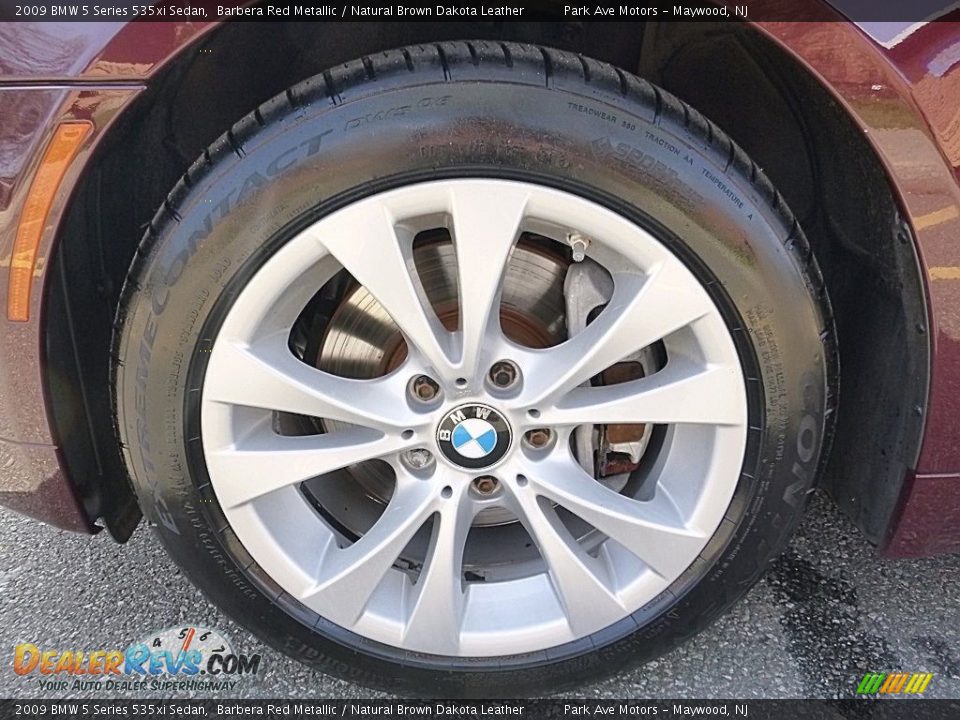 2009 BMW 5 Series 535xi Sedan Barbera Red Metallic / Natural Brown Dakota Leather Photo #36