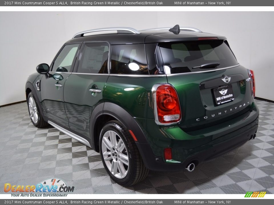 2017 Mini Countryman Cooper S ALL4 British Racing Green II Metallic / Chesterfield/British Oak Photo #4