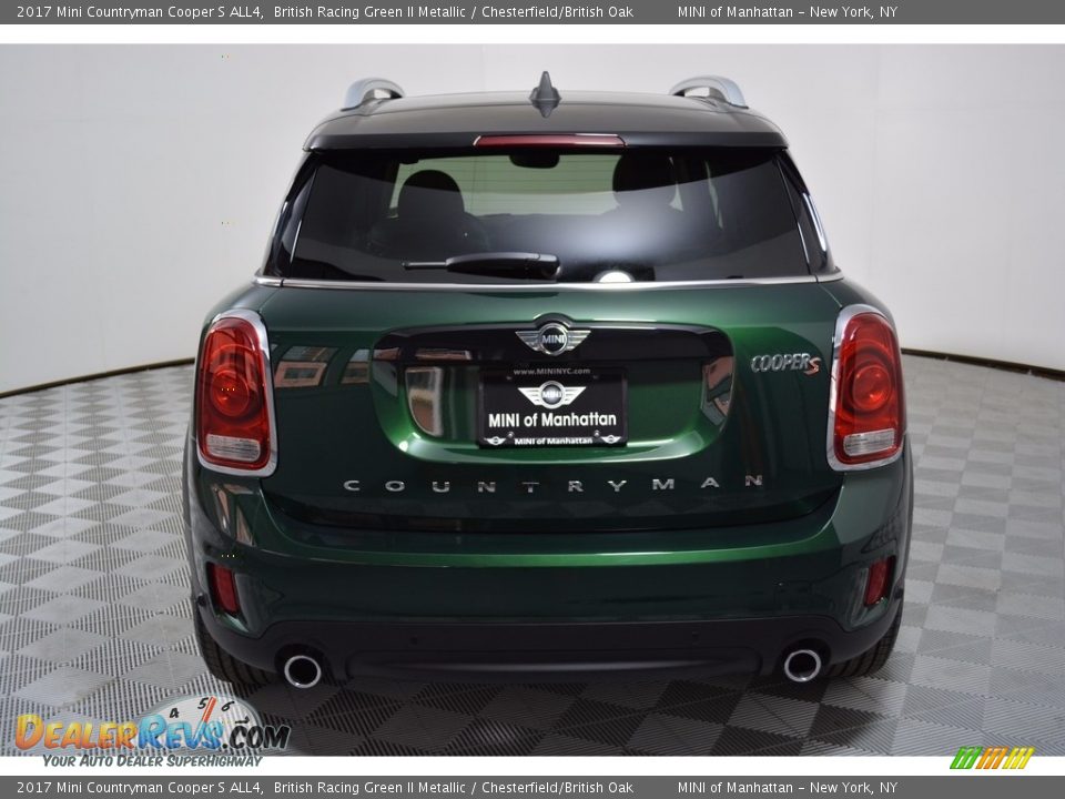 2017 Mini Countryman Cooper S ALL4 British Racing Green II Metallic / Chesterfield/British Oak Photo #5