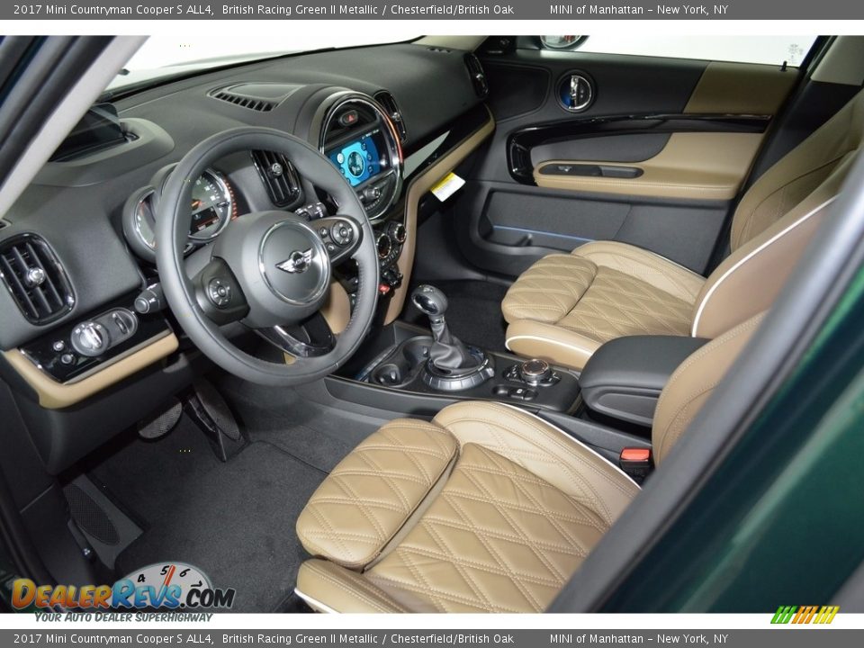 Chesterfield/British Oak Interior - 2017 Mini Countryman Cooper S ALL4 Photo #8