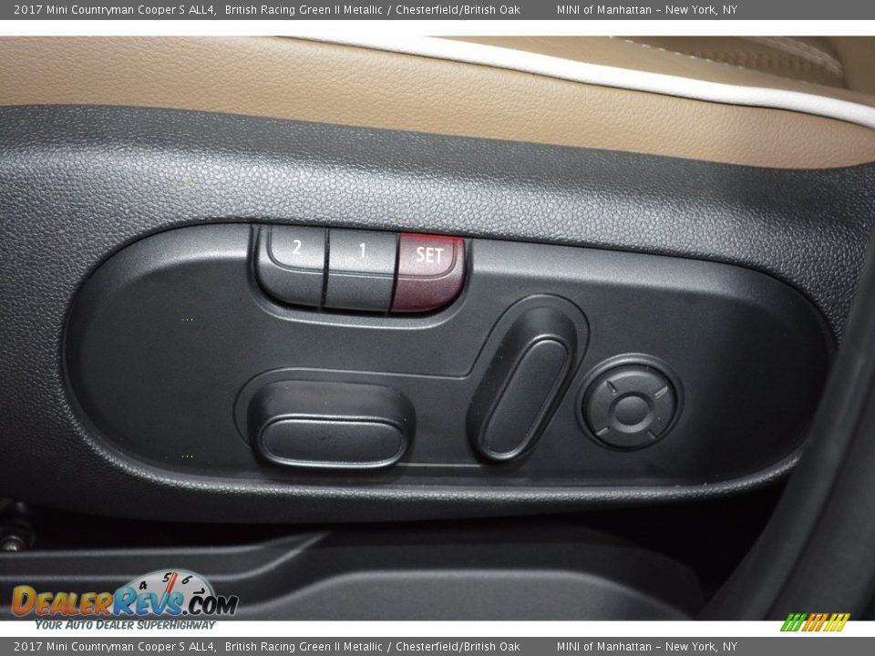 2017 Mini Countryman Cooper S ALL4 British Racing Green II Metallic / Chesterfield/British Oak Photo #10