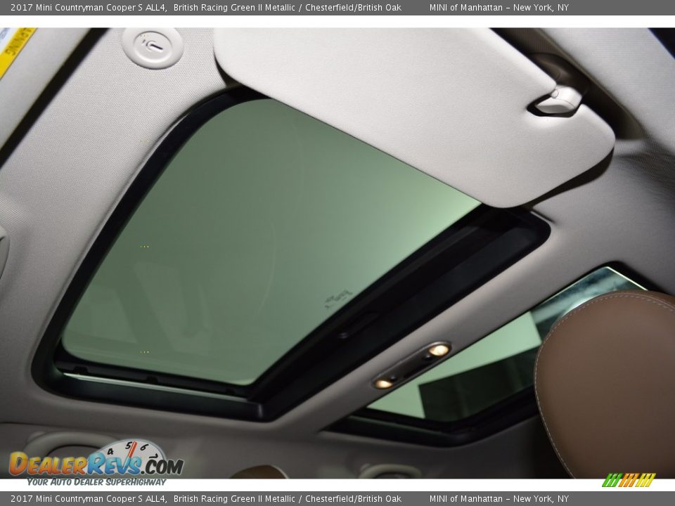 2017 Mini Countryman Cooper S ALL4 British Racing Green II Metallic / Chesterfield/British Oak Photo #11