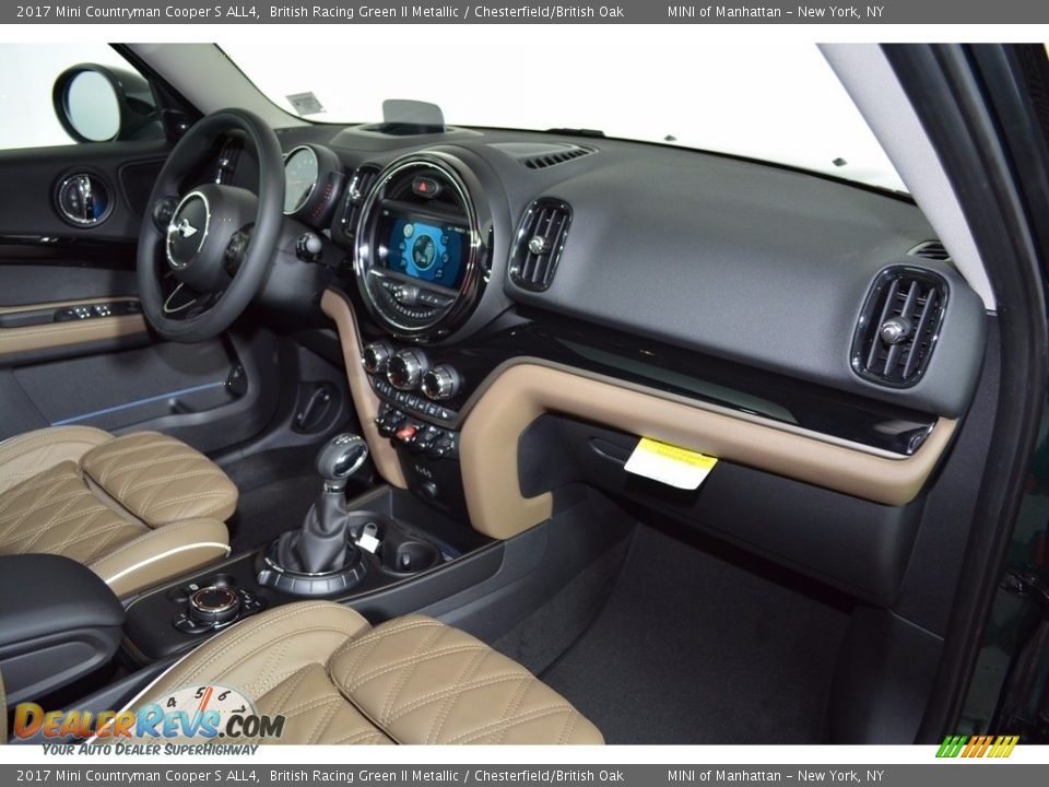 2017 Mini Countryman Cooper S ALL4 British Racing Green II Metallic / Chesterfield/British Oak Photo #12