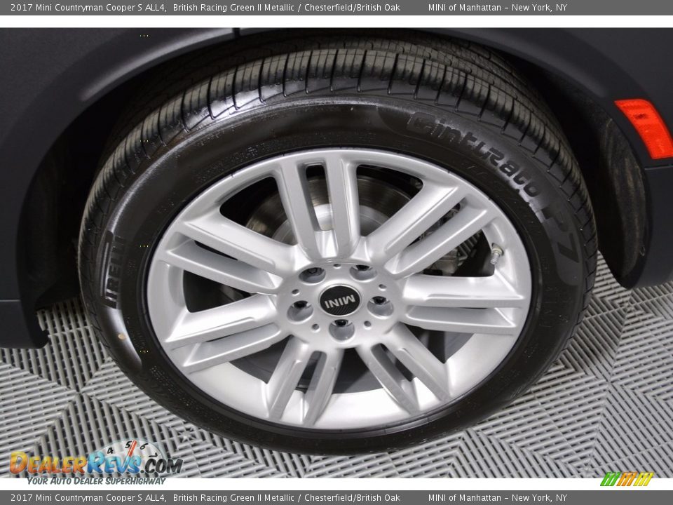 2017 Mini Countryman Cooper S ALL4 British Racing Green II Metallic / Chesterfield/British Oak Photo #20