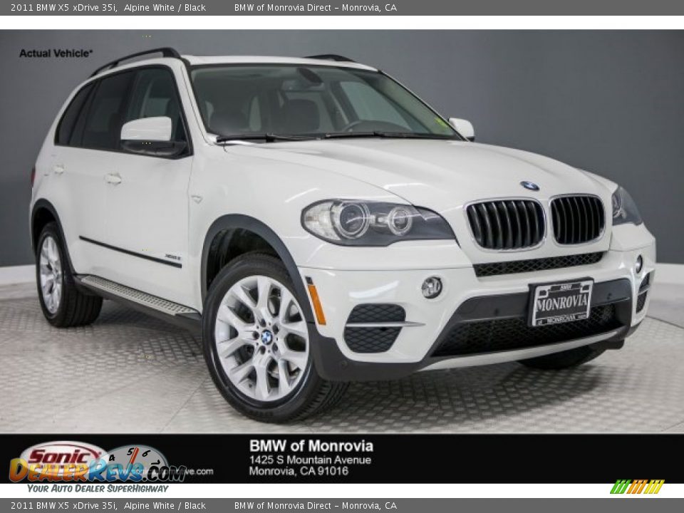 2011 BMW X5 xDrive 35i Alpine White / Black Photo #1