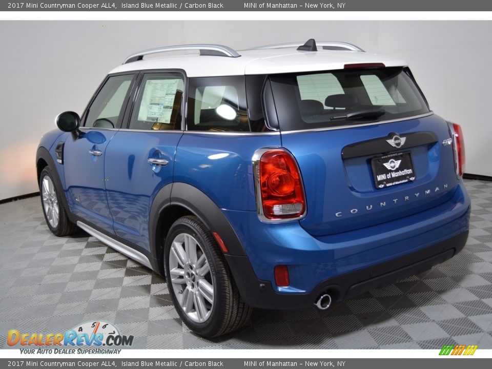 2017 Mini Countryman Cooper ALL4 Island Blue Metallic / Carbon Black Photo #4