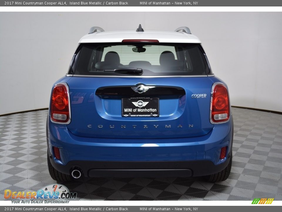 2017 Mini Countryman Cooper ALL4 Island Blue Metallic / Carbon Black Photo #5