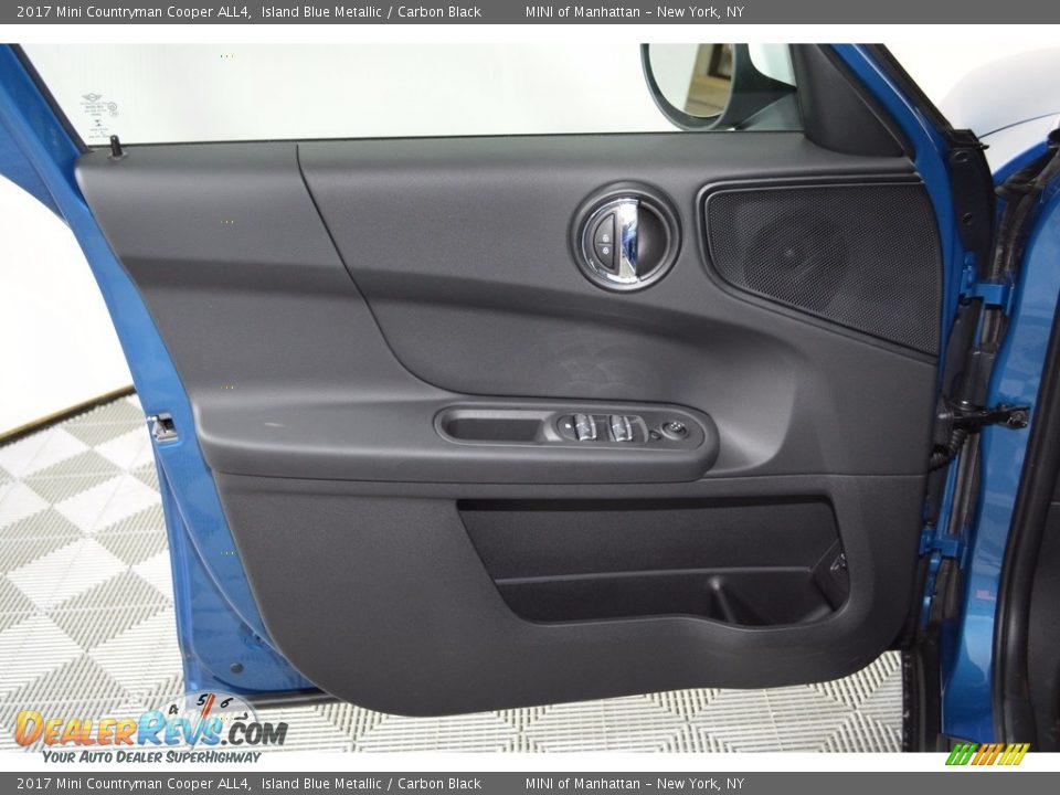2017 Mini Countryman Cooper ALL4 Island Blue Metallic / Carbon Black Photo #6