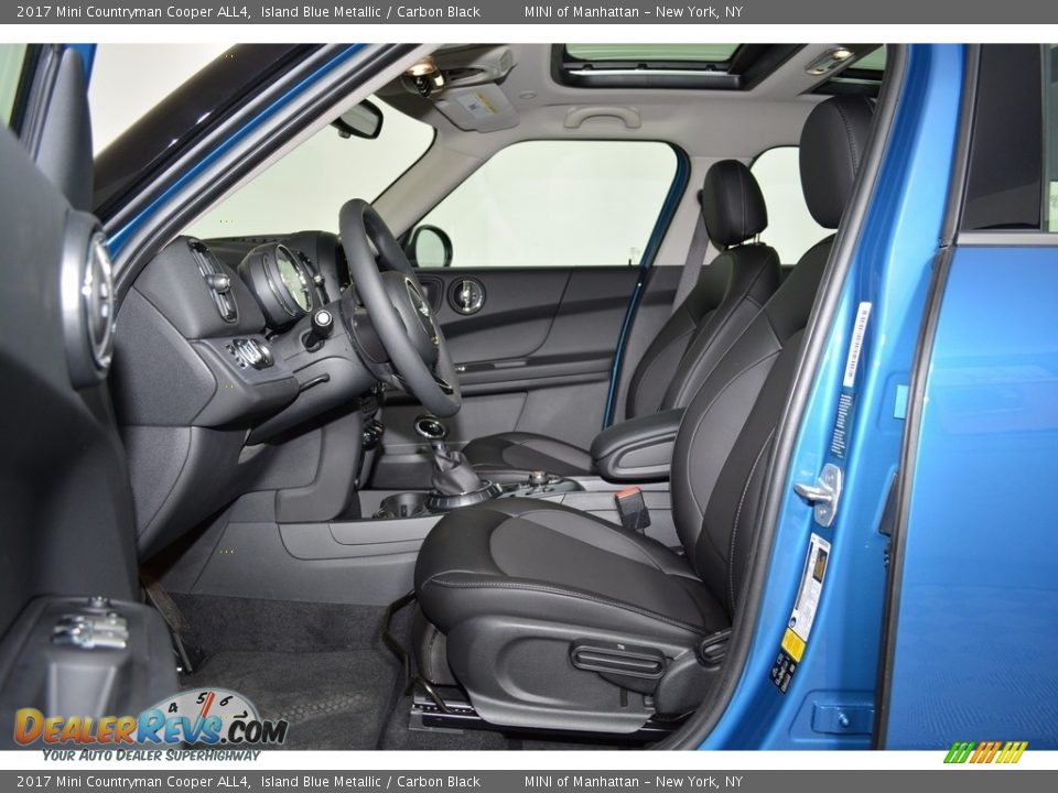 2017 Mini Countryman Cooper ALL4 Island Blue Metallic / Carbon Black Photo #8