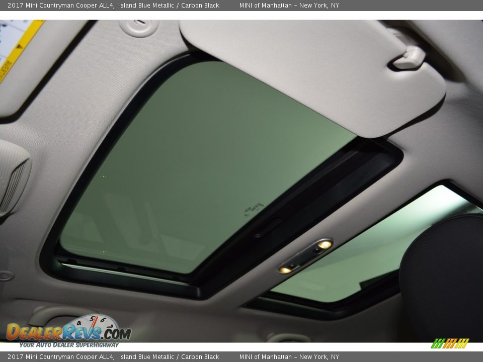 2017 Mini Countryman Cooper ALL4 Island Blue Metallic / Carbon Black Photo #9
