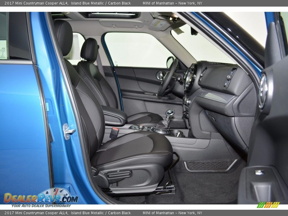 2017 Mini Countryman Cooper ALL4 Island Blue Metallic / Carbon Black Photo #11