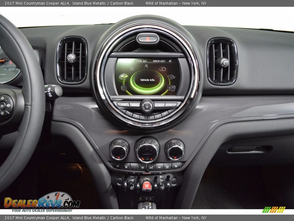 2017 Mini Countryman Cooper ALL4 Island Blue Metallic / Carbon Black Photo #14