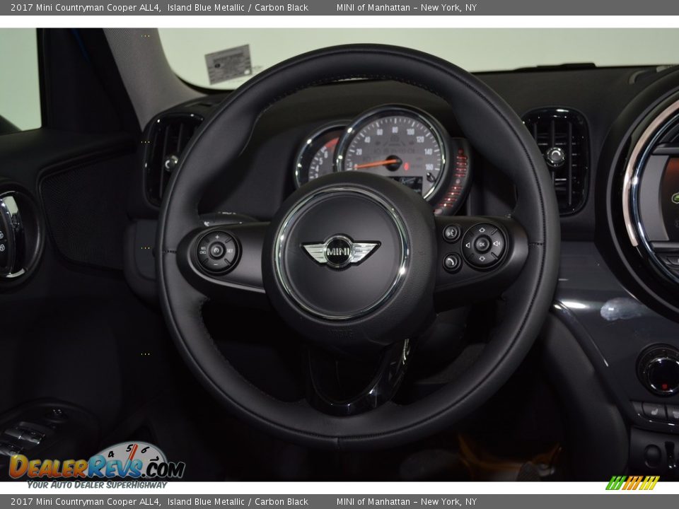 2017 Mini Countryman Cooper ALL4 Island Blue Metallic / Carbon Black Photo #16