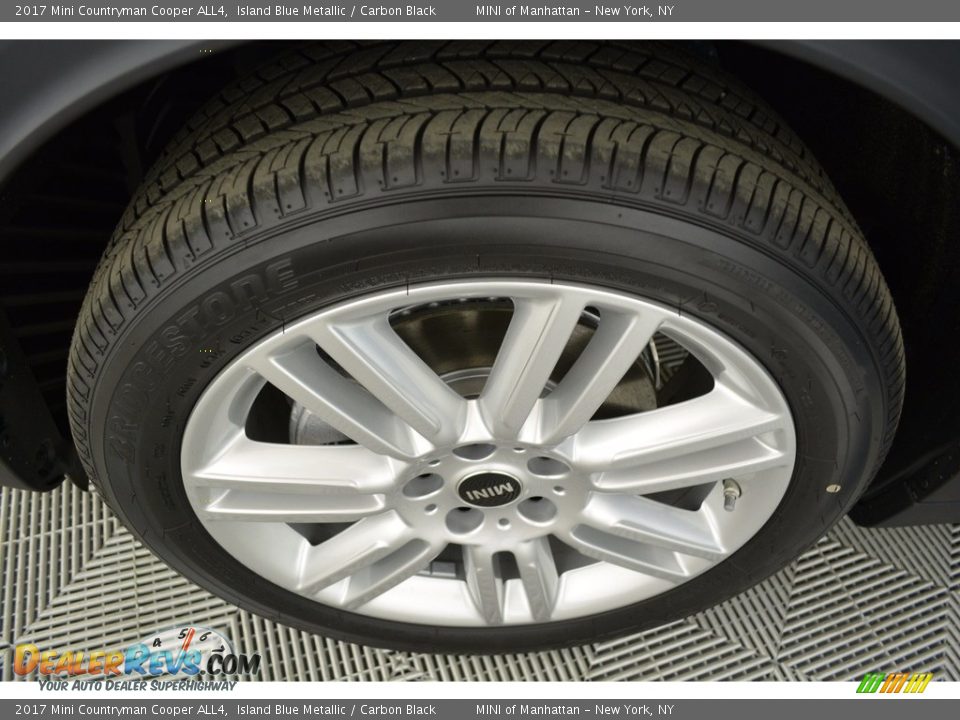 2017 Mini Countryman Cooper ALL4 Island Blue Metallic / Carbon Black Photo #18
