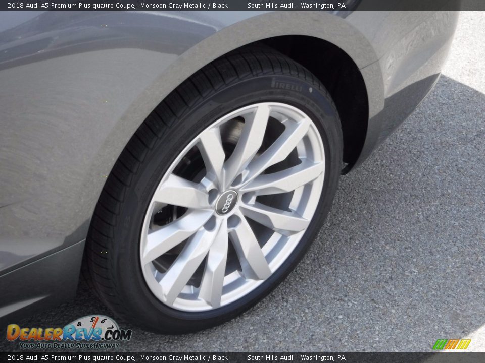 2018 Audi A5 Premium Plus quattro Coupe Monsoon Gray Metallic / Black Photo #4