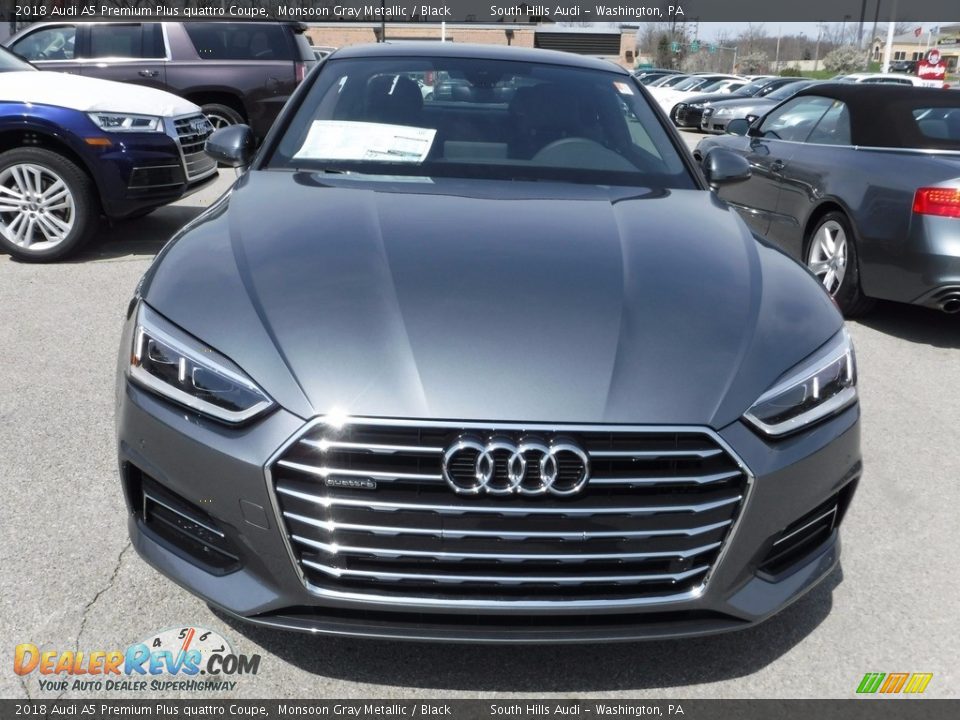 Monsoon Gray Metallic 2018 Audi A5 Premium Plus quattro Coupe Photo #6