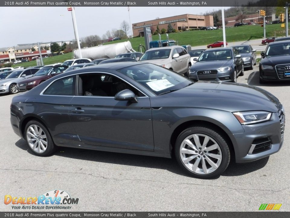 Monsoon Gray Metallic 2018 Audi A5 Premium Plus quattro Coupe Photo #9