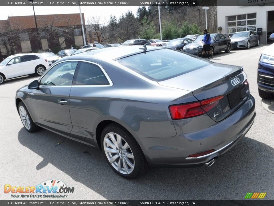 Monsoon Gray Metallic 2018 Audi A5 Premium Plus quattro Coupe Photo #15