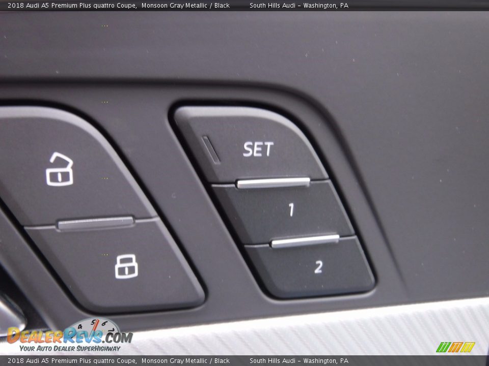 Controls of 2018 Audi A5 Premium Plus quattro Coupe Photo #19