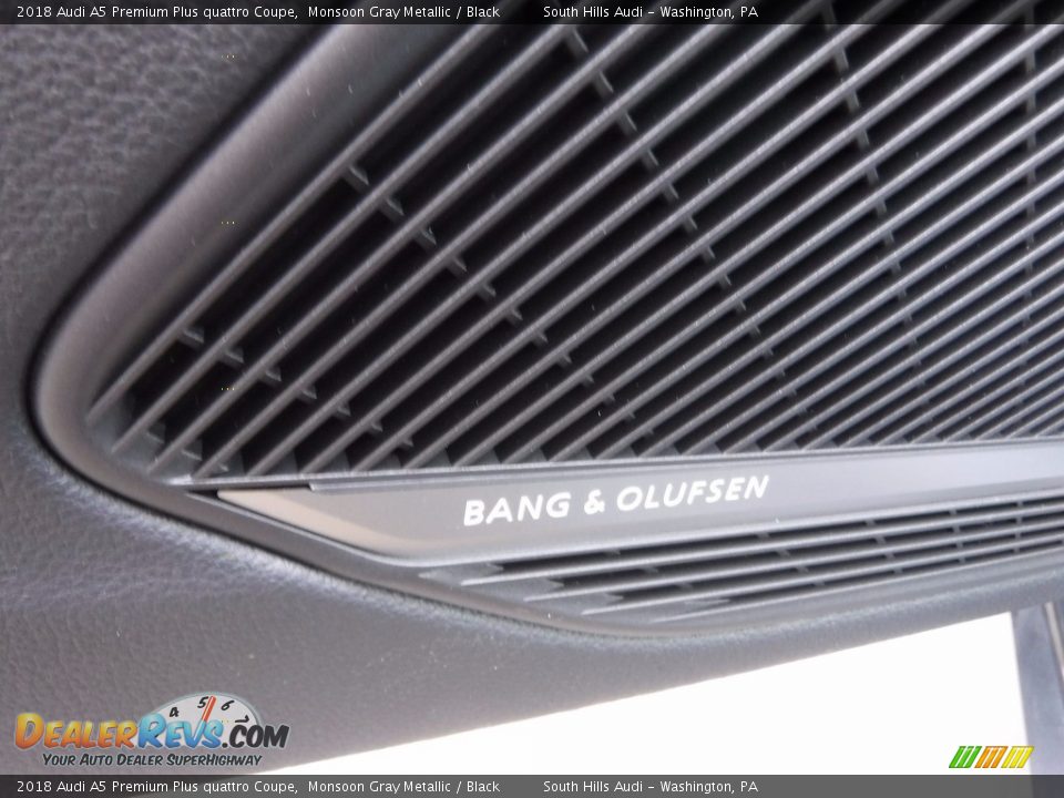 2018 Audi A5 Premium Plus quattro Coupe Monsoon Gray Metallic / Black Photo #20