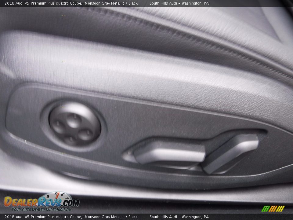 2018 Audi A5 Premium Plus quattro Coupe Monsoon Gray Metallic / Black Photo #22