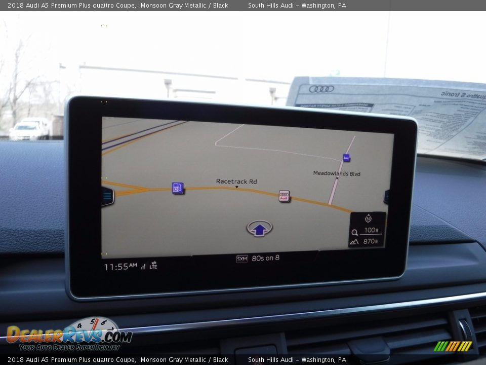 Navigation of 2018 Audi A5 Premium Plus quattro Coupe Photo #24