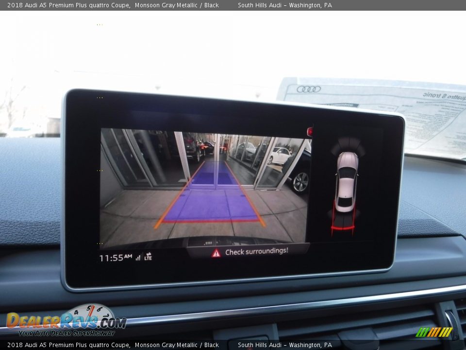2018 Audi A5 Premium Plus quattro Coupe Monsoon Gray Metallic / Black Photo #25
