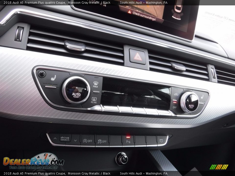 Controls of 2018 Audi A5 Premium Plus quattro Coupe Photo #26