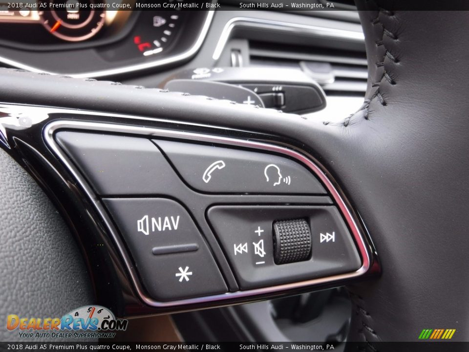 Controls of 2018 Audi A5 Premium Plus quattro Coupe Photo #28