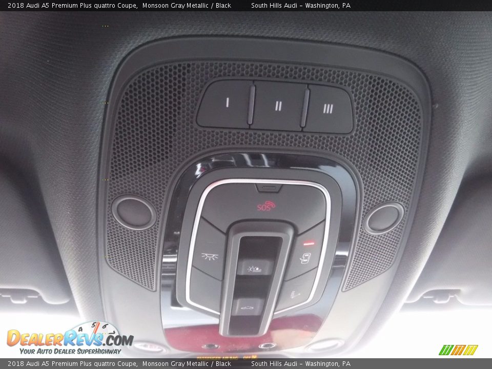 Controls of 2018 Audi A5 Premium Plus quattro Coupe Photo #31
