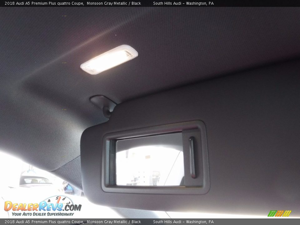 2018 Audi A5 Premium Plus quattro Coupe Monsoon Gray Metallic / Black Photo #32