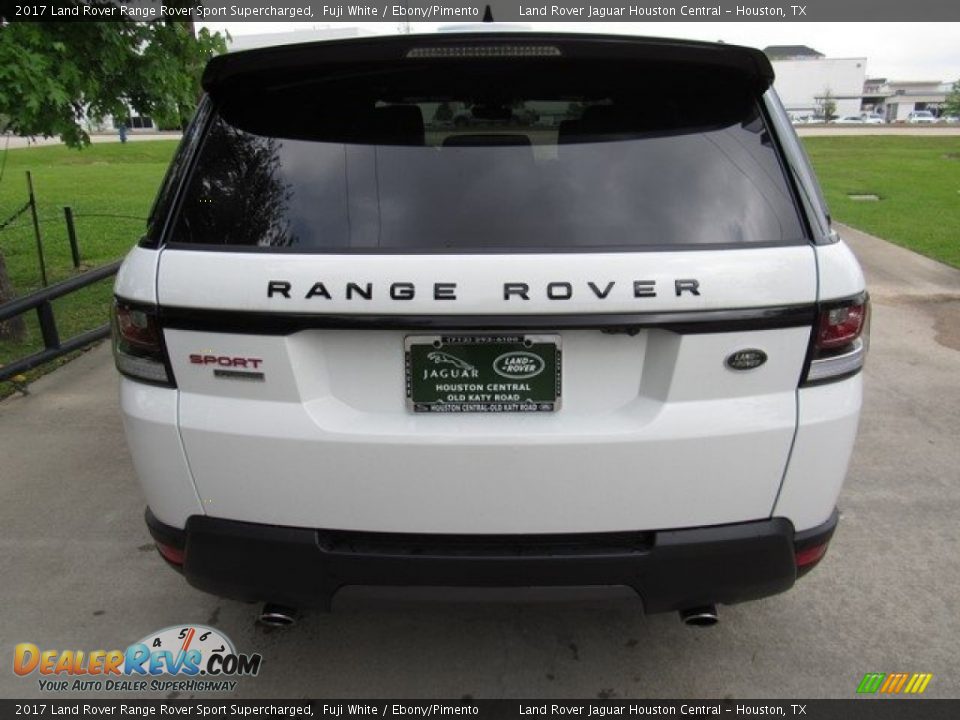 2017 Land Rover Range Rover Sport Supercharged Fuji White / Ebony/Pimento Photo #8