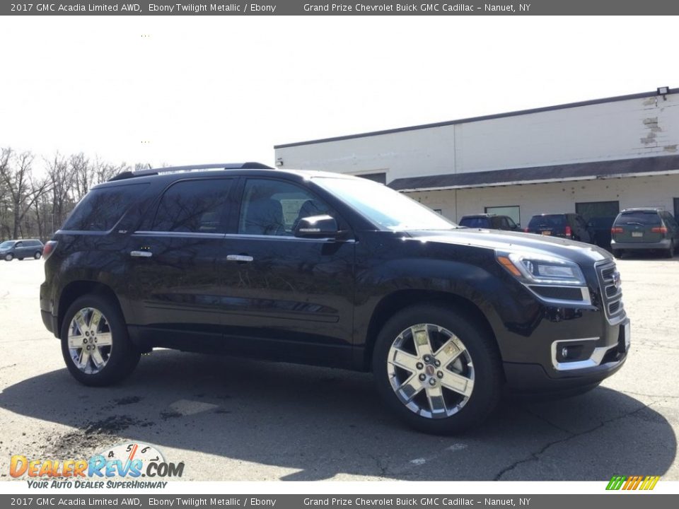 2017 GMC Acadia Limited AWD Ebony Twilight Metallic / Ebony Photo #3