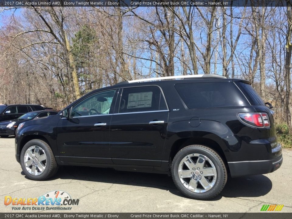 2017 GMC Acadia Limited AWD Ebony Twilight Metallic / Ebony Photo #6