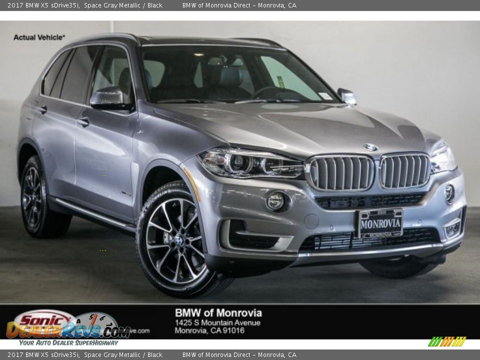 2017 BMW X5 sDrive35i Space Gray Metallic / Black Photo #1