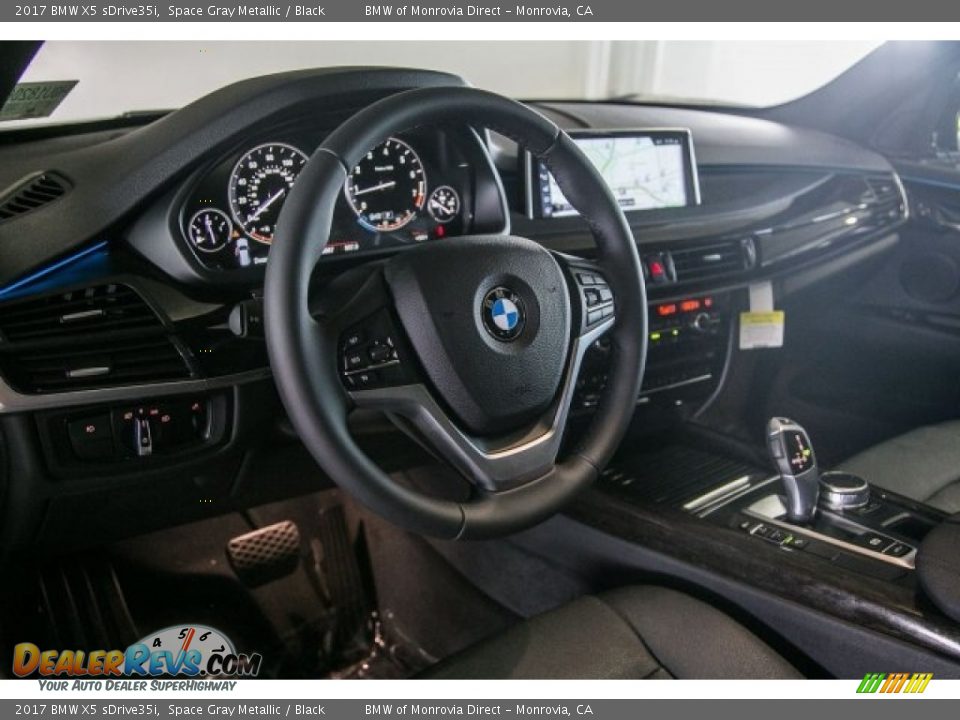 2017 BMW X5 sDrive35i Space Gray Metallic / Black Photo #6