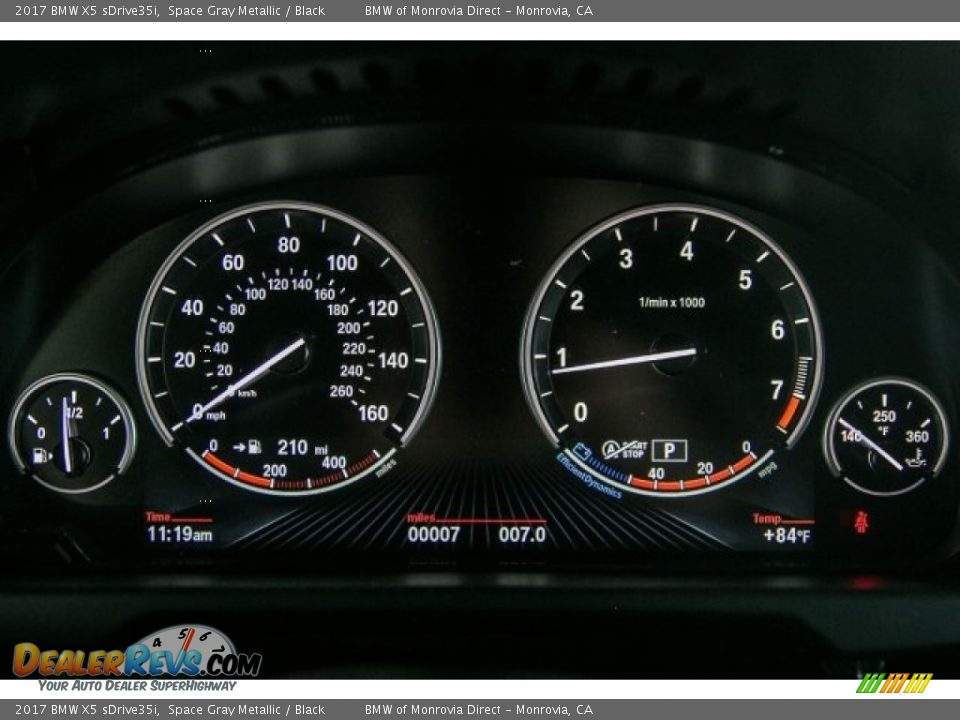 2017 BMW X5 sDrive35i Space Gray Metallic / Black Photo #7