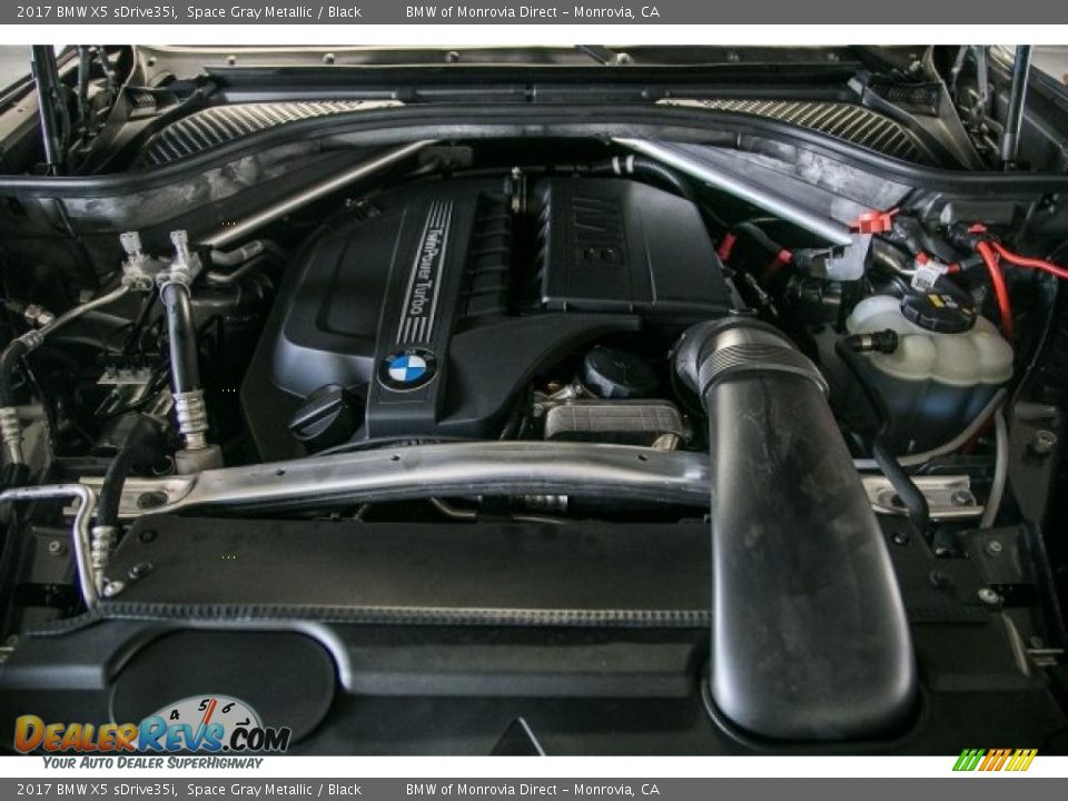 2017 BMW X5 sDrive35i Space Gray Metallic / Black Photo #8