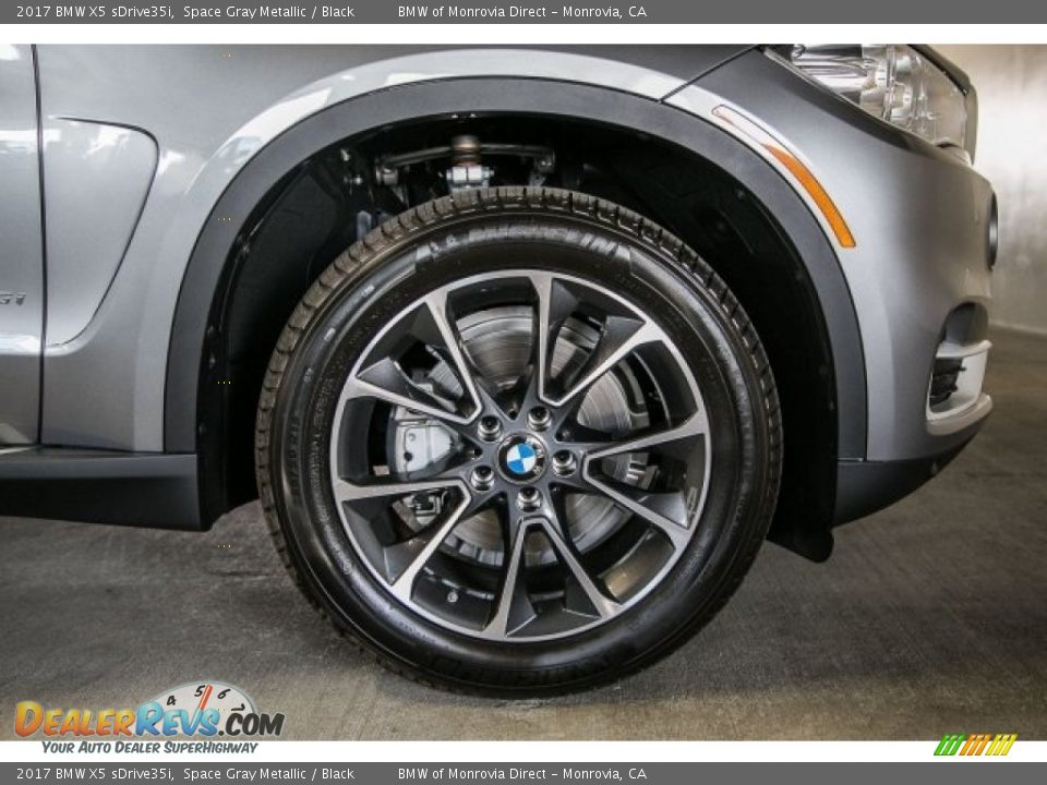 2017 BMW X5 sDrive35i Space Gray Metallic / Black Photo #9