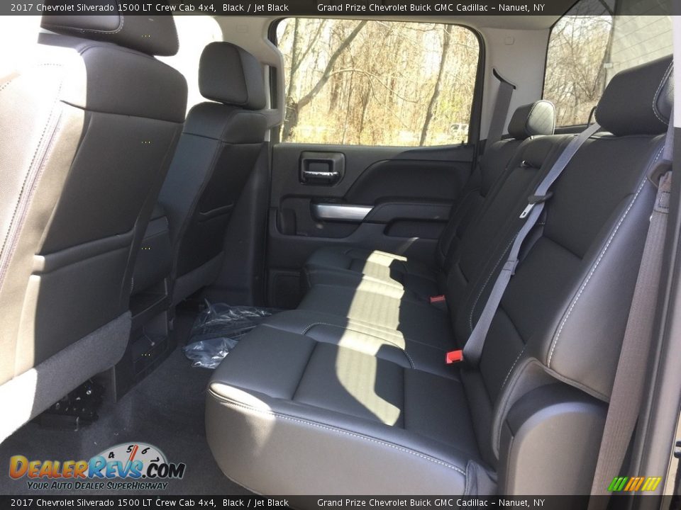 2017 Chevrolet Silverado 1500 LT Crew Cab 4x4 Black / Jet Black Photo #7