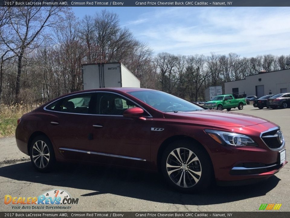 2017 Buick LaCrosse Premium AWD Crimson Red Tintcoat / Ebony Photo #3
