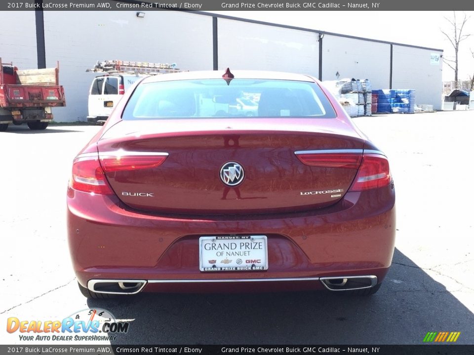 2017 Buick LaCrosse Premium AWD Crimson Red Tintcoat / Ebony Photo #5